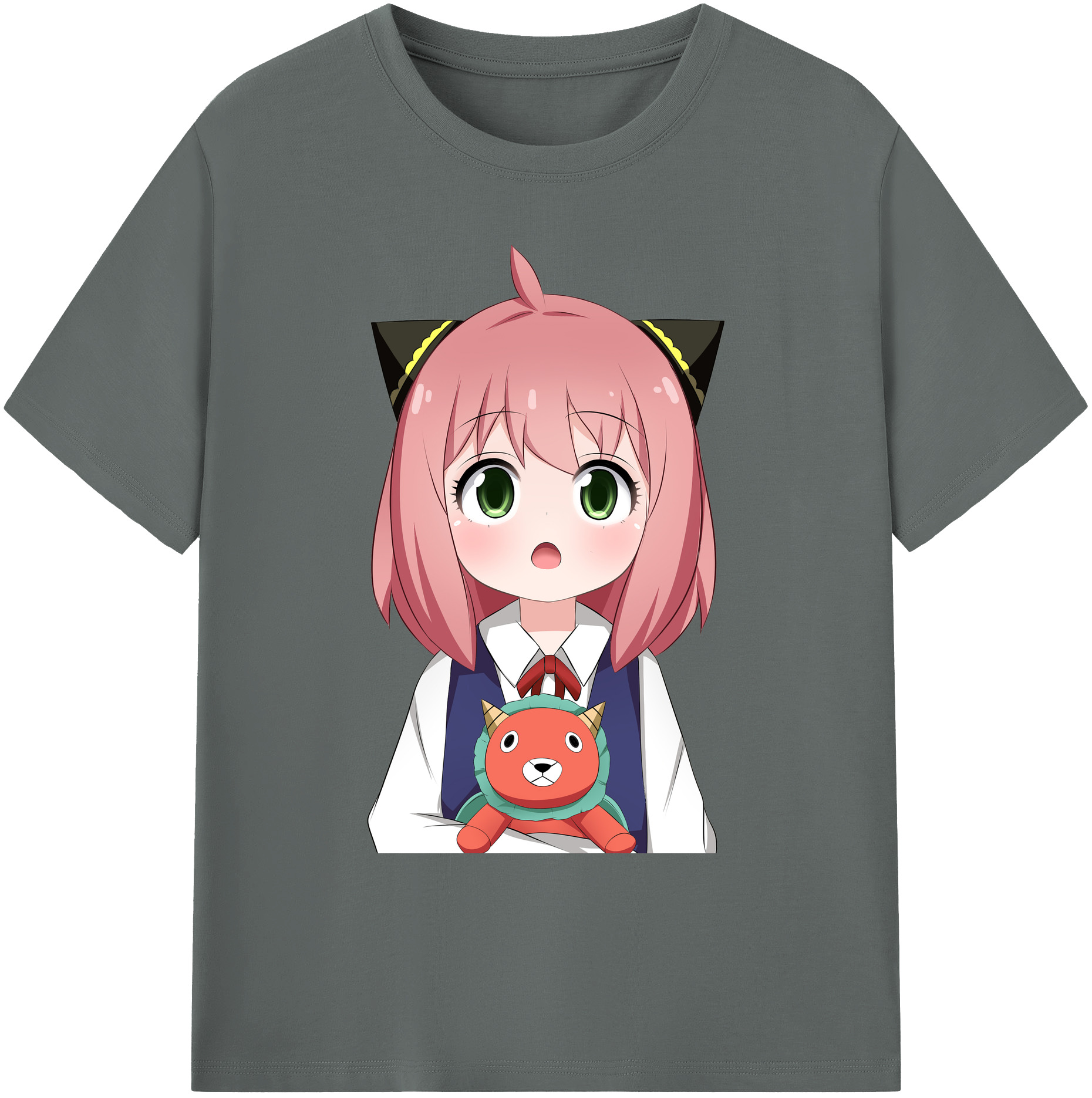 （画像用） SPY×FAMILY间谍家家酒 綿100％ メンズ半袖Tシャツ｜肌触りやわらか＆通気性